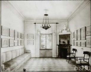 Berlin, Schlossgarten Charlottenburg, Neuer Pavillon, Entwurf für das Weisse zimmer, Schinkel um 1825.