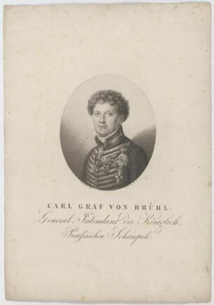 Bildnis des Carl von Brühl