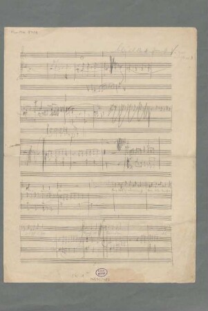 Palestrina, Excerpts - BSB Mus.ms. 9709 : [without title]
