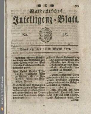 No. 35. Dienstag, den 30ten August 1808