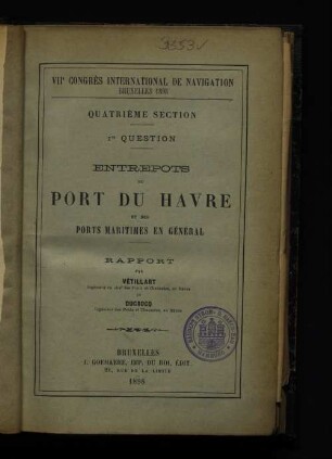 4,1,[2]: Entrepots du Port du Havre et des ports maritimes en général