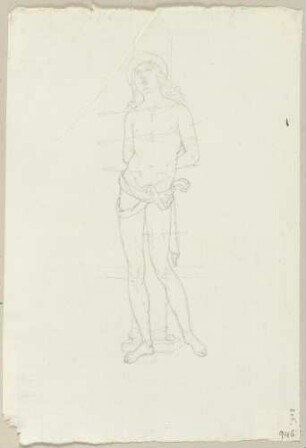 Der heilige Sebastian, in San Fortunato bei Montefalco