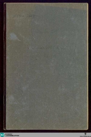 Quartets - Mus. Hs. 1215 : vl (2), vla, vlc; g