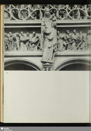 Dom, Lettner, links Christus vor Pilatus rechts Christus vor Kaiphas