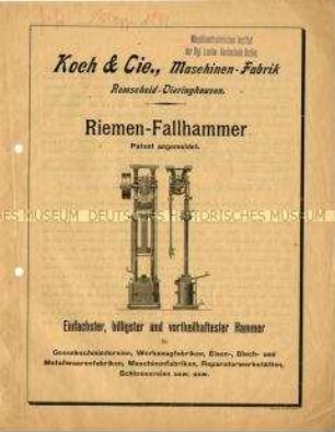 Riemen-Fallhammer