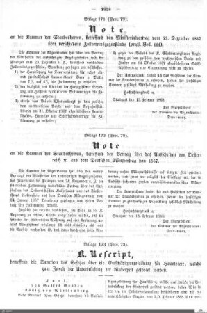Beilagen zu Protokoll, 73. Sitzung