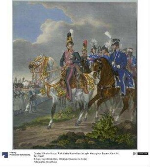 Porträt des Maximilian Joseph, Herzog von Bayern
