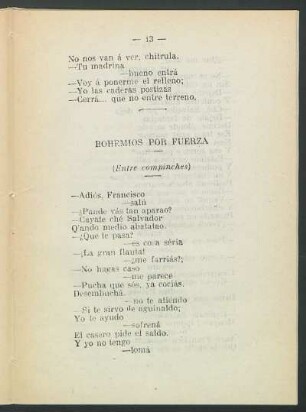 Bohemios por fuerza : (Entre compinches)