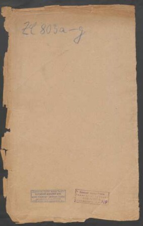 [Sammelhandschrift] 11 Geistliche Gesänge