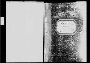 Laudenbach, evangelische (lutherisch und reformiert) Gemeinde: Heiratsbuch 1810-1869