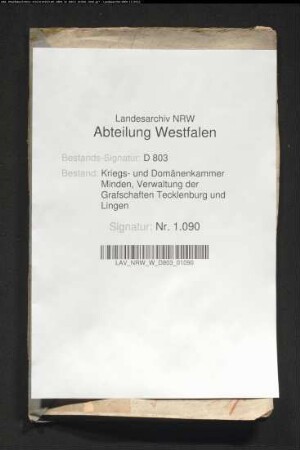 Landeskapital des v. Wintgens in Münster