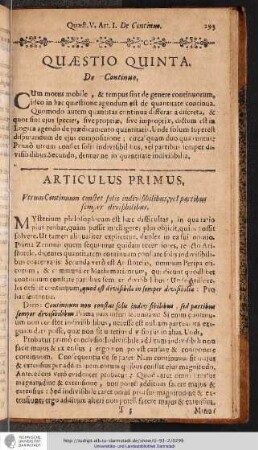 QUAESTIO QUINTA.
