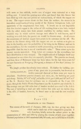 Part III. Inhabitants of the district