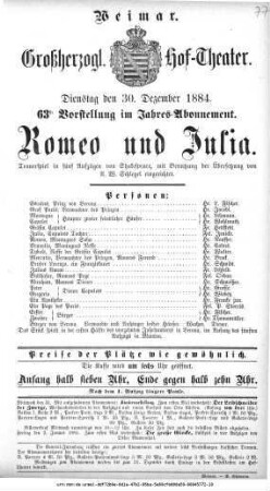 Romeo und Julia