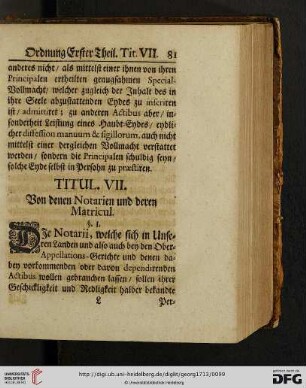 Titul. VII.