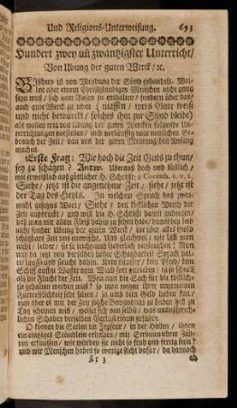 693-697, 122. Von Ubung der guten Werck
