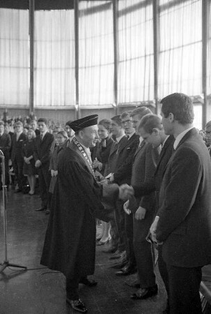 Jahresfeier der Technischen Hochschule "Fridericiana" in der Schwarzwaldhalle.