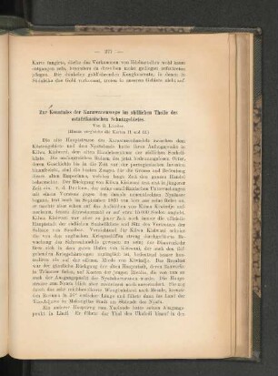 Zur Kenntniss der Karawanenwege im südlichen Theile des ostafrikanischen Schutzgebietes.