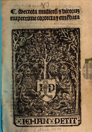 De secretis mulierum et virorum