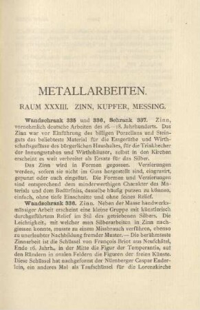 Metallarbeiten