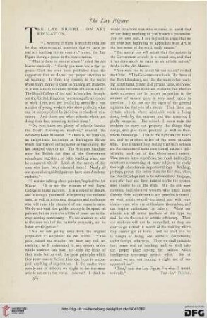 The lay figure: on art education