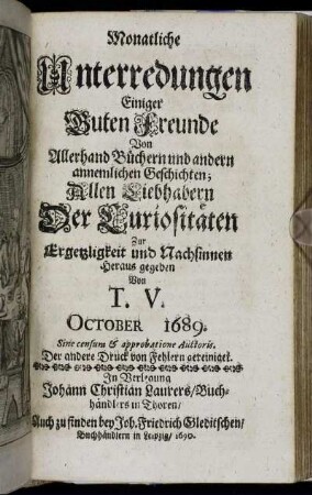 October 1689.
