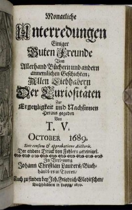 October 1689.