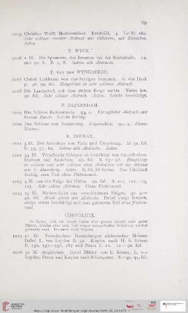 Convolute (Nr. 1025 - 1048)