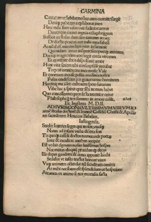 Ad Iurisconsultissimum Virum Ioannem straeler doctorem: & Ioannem Casselium ...