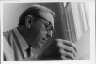 Hans Theo Richter (1902-1969; Maler, Grafiker). Aufnahme nach 1965