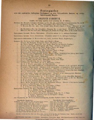 Index scholarum in Universitate Regia Fredericiana ... habendarum. 109. 1867