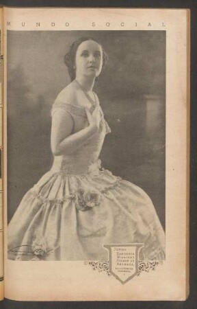 Mundo social : [Retrato fotográfico de] Señora Enriqueta Williams Bocage de Arteaga, de la sociedad uruguaya.