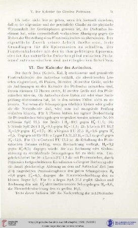 VI. Der Kalender des Antiochus