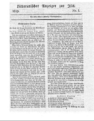 Litterarischer Anzeiger Nr. XXXIX