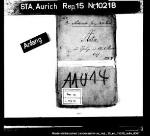Die Wundärzte im Amt Aurich