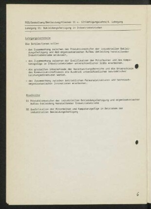 [Lehrgänge 01 bis 06]