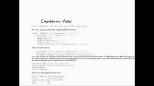 Streaming Analytics with PostgreSQL