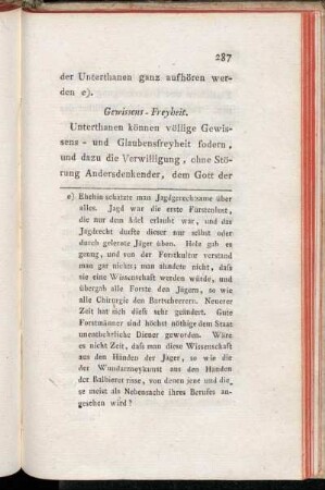 [ 9. Gewissens-Freyheit.]