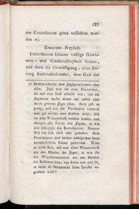[ 9. Gewissens-Freyheit.]
