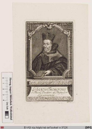 Bildnis Libert Froidmont (lat. Libertus Fromondus)