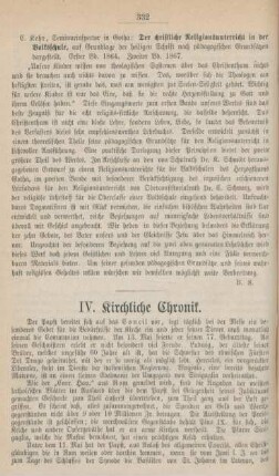 332-340 Kirchliche Chronik