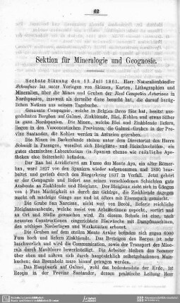 Sektion für Mineralogie und Geognosie