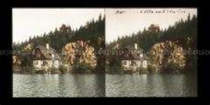 Gebäude am Ufer des Veldeser See (Bledsee)