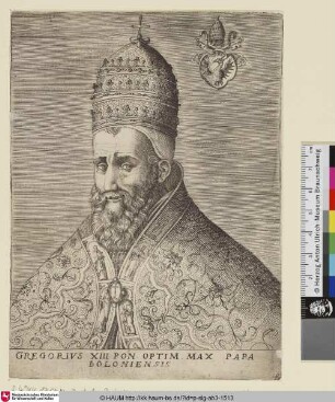 Gregorius XIII Pon Optim Max Papa Boloniensis