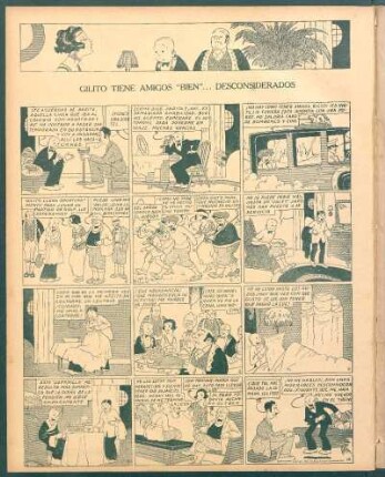 Gilito tiene amigos "bien"... desconsiderados [Cómic]