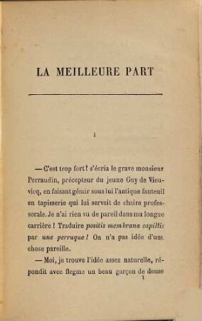 La meilleure part
