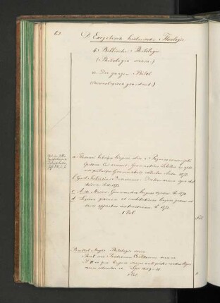 4. Biblische Philologie (Philologia sacra)