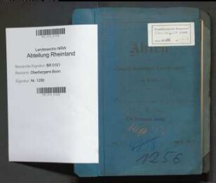 Heußler; Otto Heinrich Rudolf, Bergassessor; Prüfungs- u. Personalakten Band 1 (Ausarbeitungen)