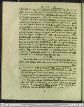 § XVII. Sub Gustavo I.