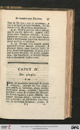 Caput IV.: De plagis